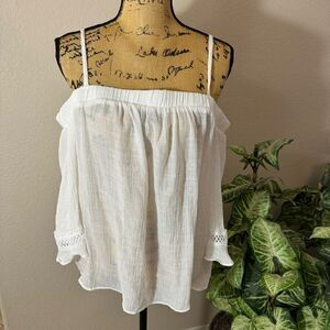 BWear OffShoulder Womens White Top